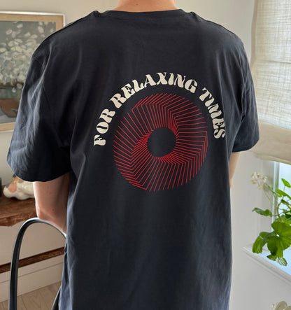 Relaxing Times Tee - Ink Grey